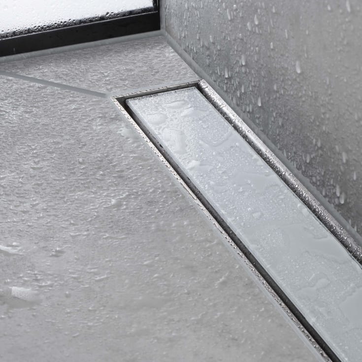 Hansgrohe Raindrain Match afløbsrende, 900 mm, hvid