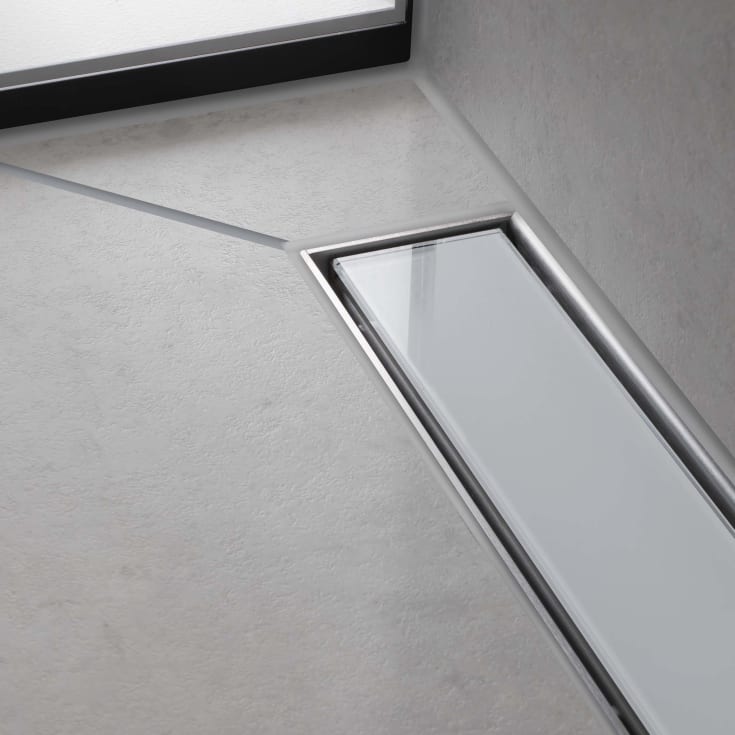 Hansgrohe Raindrain Match afløbsrende, 900 mm, hvid