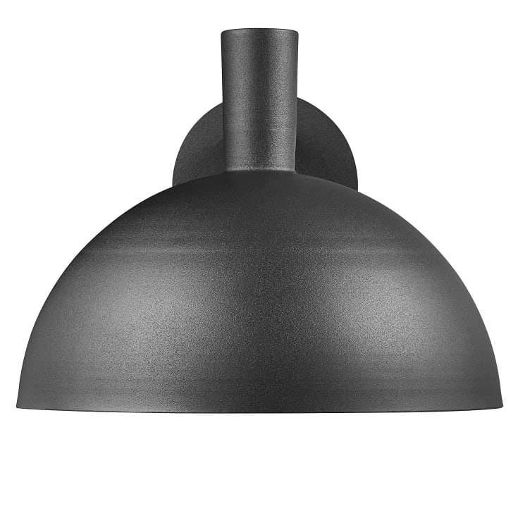 Nordlux Arki udendørs væglampe, sort, Ø35 cm