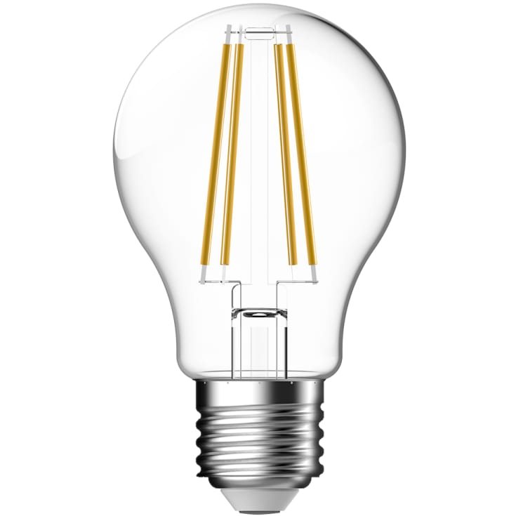 Nordlux Energetic E27 standardpære, 2700K, 6,8W, 3-pak