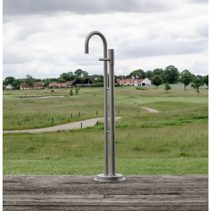 Frostline Duo H9 vattenpost, 90 cm, självstängande grepp, rostfritt stål