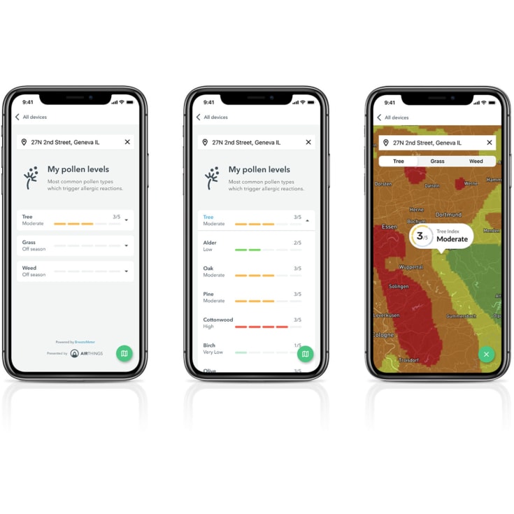 Airthings View Plus radon- og luftkvalitetsmåler, hvid