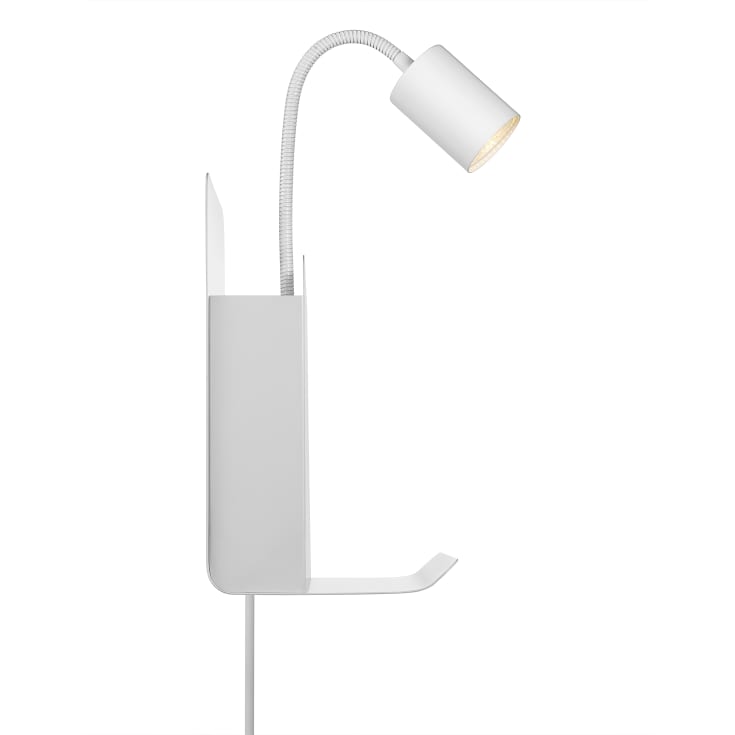 Nordlux Roomi vägglampa med USB, vit