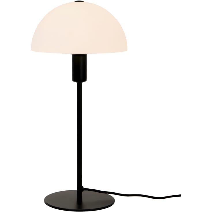 Nordlux Ellen bordlampe, svart/opal