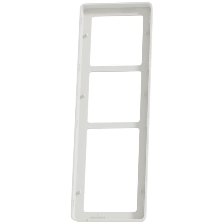 LK Fuga Base 63 designramme, 3,5 modul, hvid