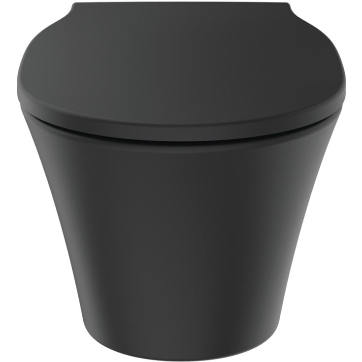 Ideal Standard Connect Air vägghängd toalett, utan spolkant, svart