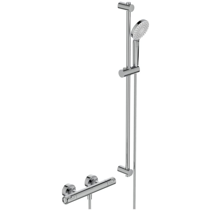Ideal Standard Ceratherm T50 Idealrain brusesæt, vandbesparende,  krom