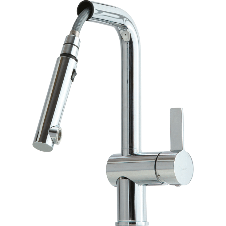 Lavabo Kubus 285 köksblandare, utdragbar pip, krom