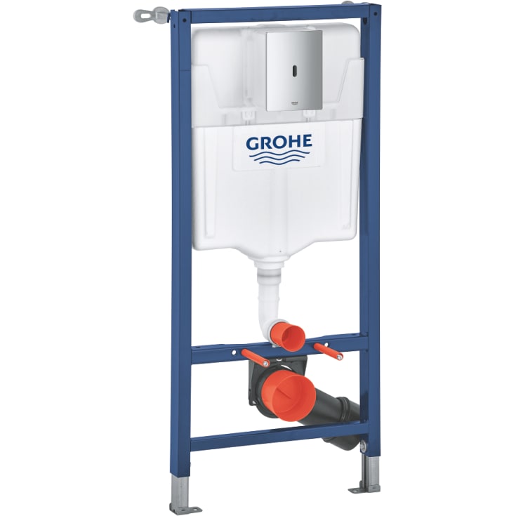 Grohe Solido 3i1 inbyggnadscistern, 113 cm, spolplatta, beröringsfri, krom