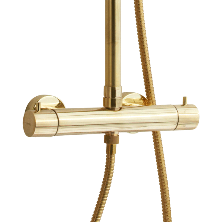 Lavabo Argo dusjsett, messing