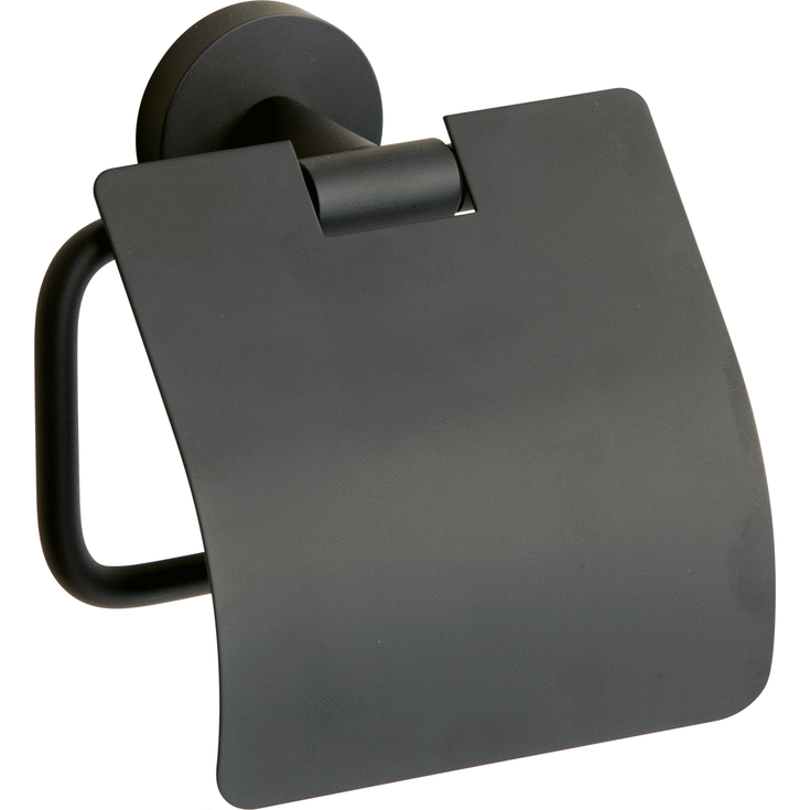 Lavabo Luna dorullholder, matt sort