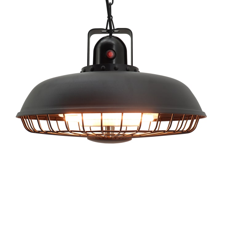 Hortus terrassvärmare, takmonterad, 600/1200/1800W, svart