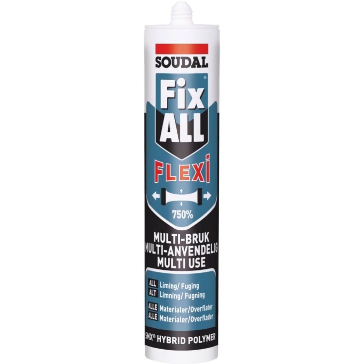 Soudal Fix All fleksibel lim/fugemasse 290 ml, sort