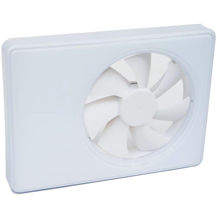 Duka SmartFan baderomsvifte, WiFi, Ø100 mm, hvit