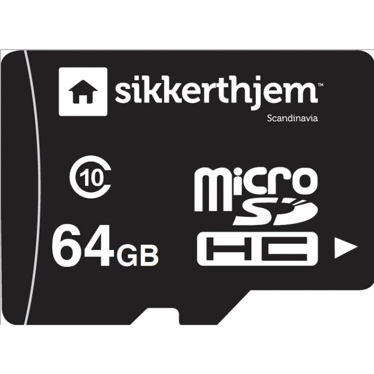 64GB micro-sd-kort klass 10, för S6evo smartcam