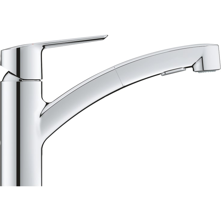 Grohe Quickfix Start köksblandare, utdragbar pip, krom