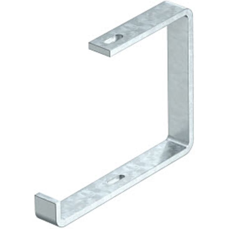 Ophængsbøjle B100mm Fladstål AHB 100 FT varmgalvaniseret HDG
