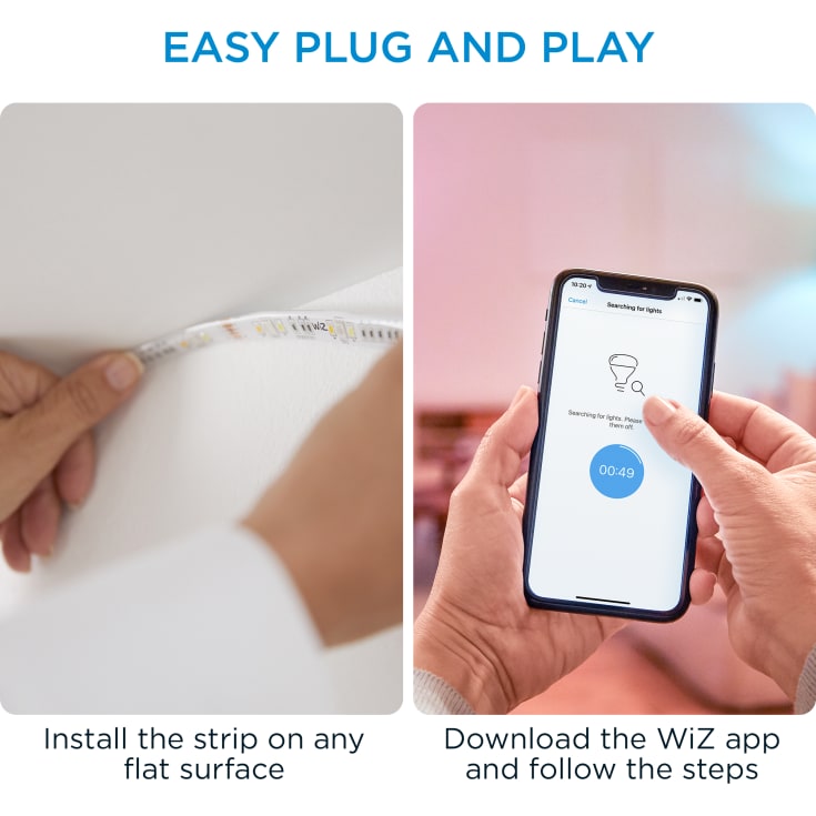 Wiz LED strip, 1 meter, forlængersæt
