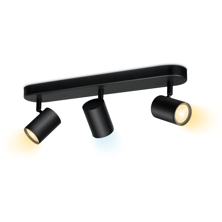 Wiz Imageo spotlampe, justerbar hvid, sort
