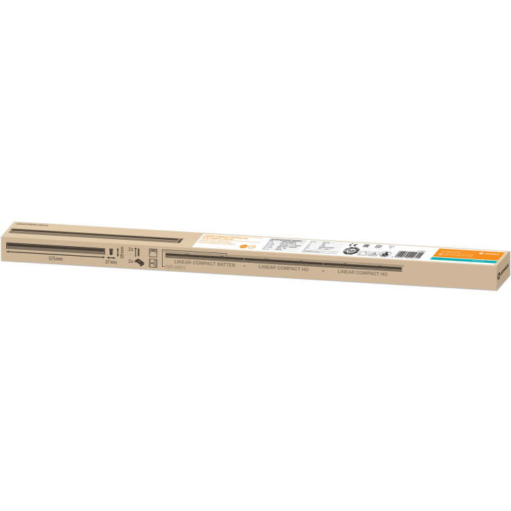 Armatur Linear Compact batten, 600, LED 10W 4000K, 1000 lumen
