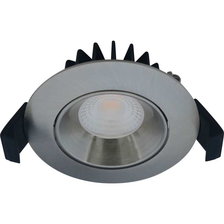 Nordtronic Velia Low Profile indbygningsspot, børstet alu, 3000K