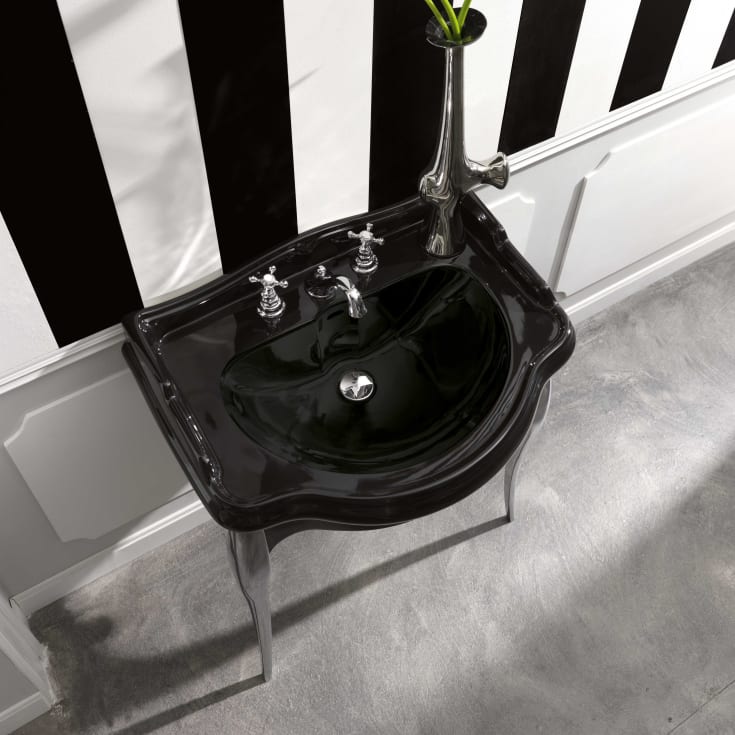 Lavabo Retro håndvask, 62x46 cm, sort