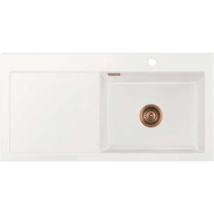 Lavabo Mera 100 diskbänk, 100x51 cm, vit