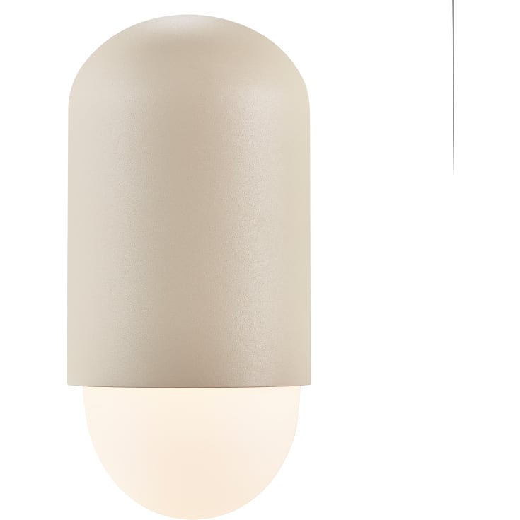 Nordlux Heka udendørs væglampe, beige