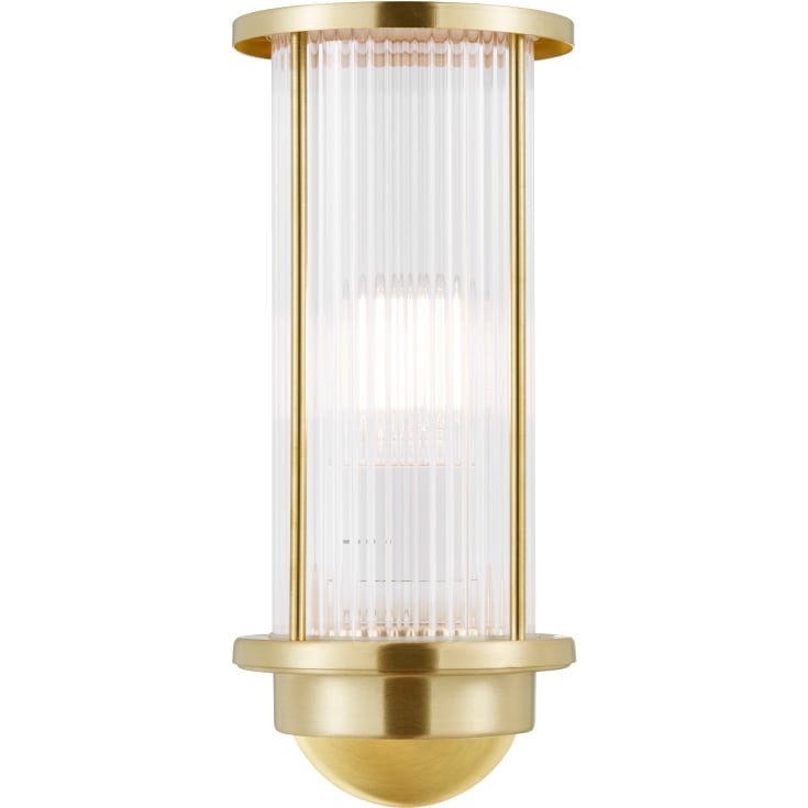 Nordlux Linton utelys vegg, messing