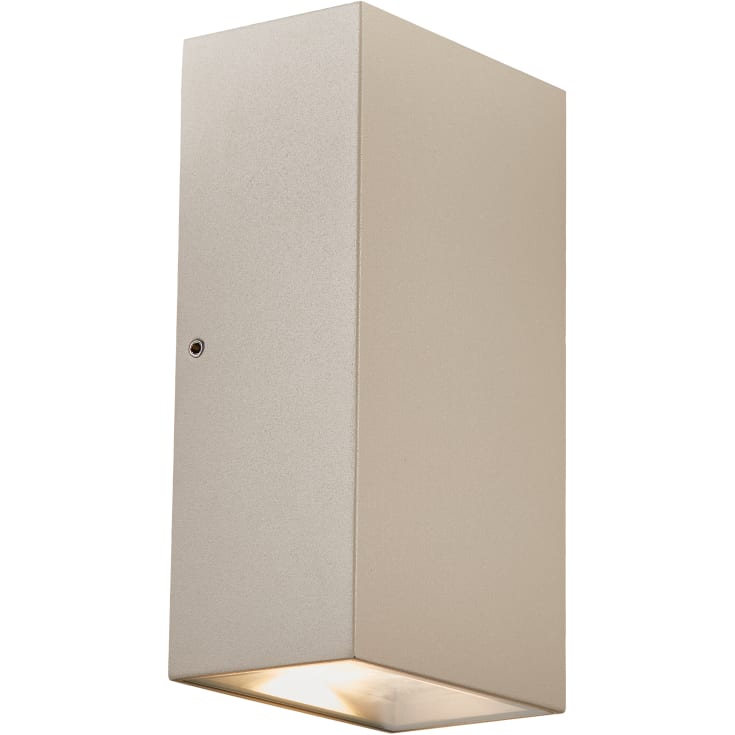 Nordlux Rold Square utendørs vegglampe, beige