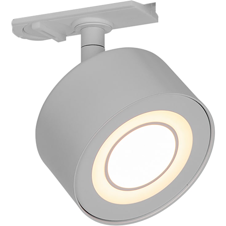 Nordlux Clyde 1-fas skenspotlight, vit