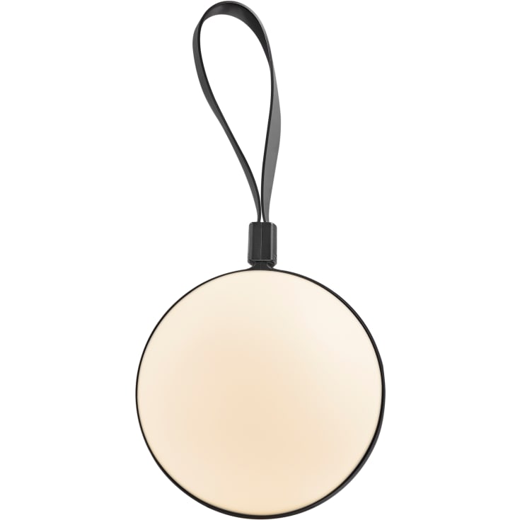 Nordlux Bring To-Go uppladdningsbar lampa, Ø12 cm, svart