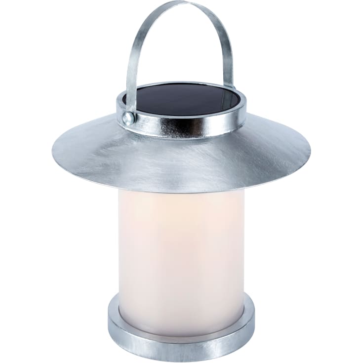 Nordlux Temple solcelle bordlampe, galvaniseret stål, H30 cm