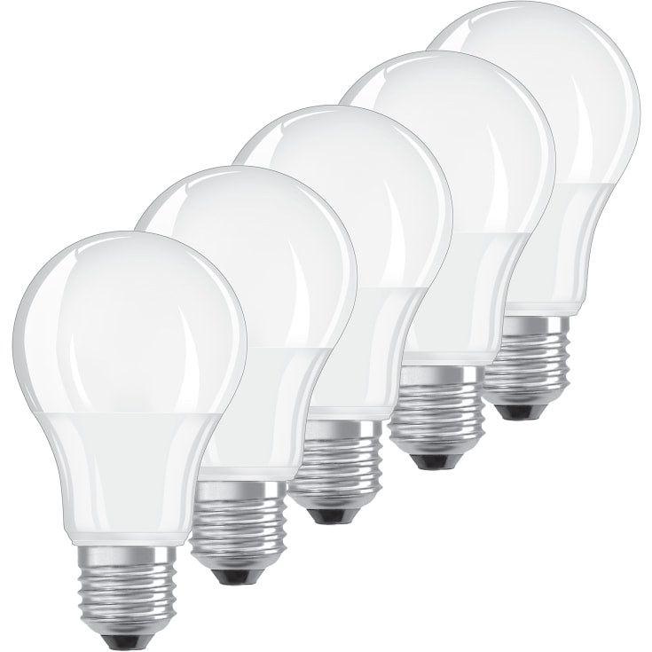 Ledvance Classic E27 standardlampa, 5 st, 2700K, 8,5W