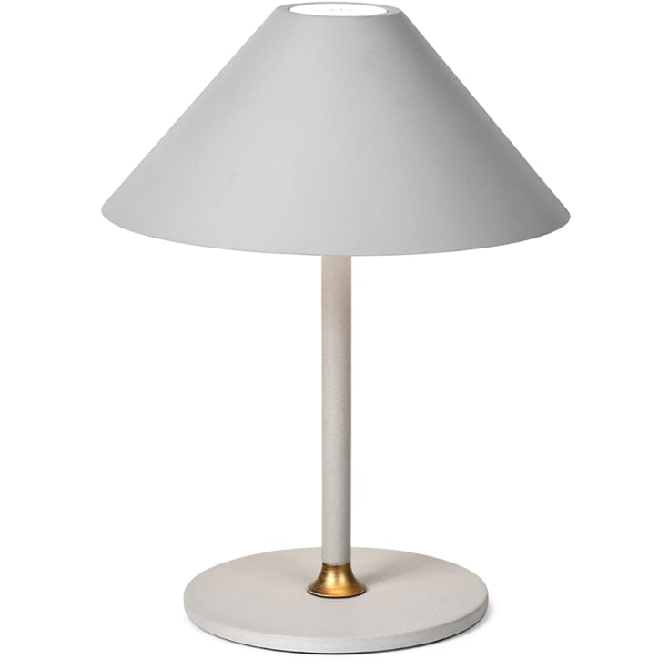 Halo Design Hygge oppladbar bordlampe, H20 cm, lysegrå