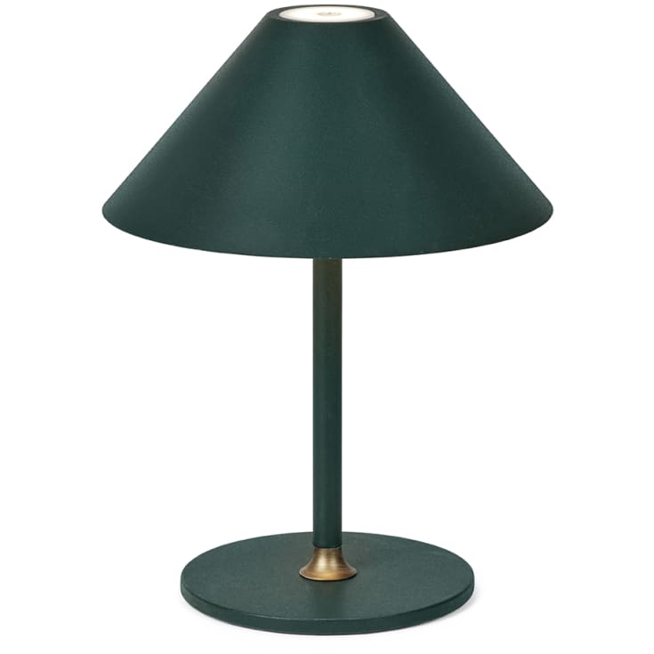 Halo Design Hygge genopladelig bordlampe, H20 cm, mørkegrønn