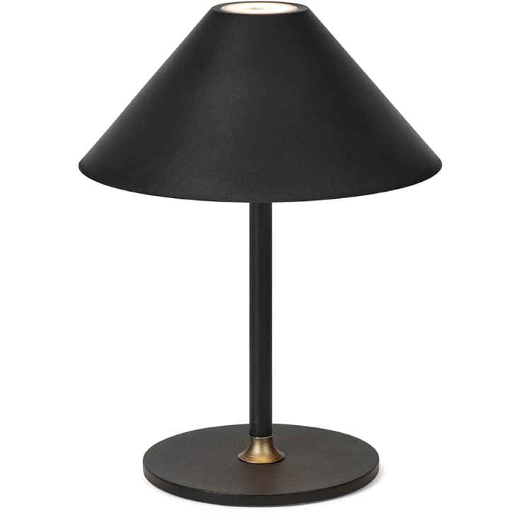 Halo Design Hygge oppladbar bordlampe, H20 cm, svart