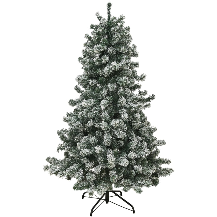 Nordic Winter Frost kunstigt juletræ med lys, 180 x 118 cm
