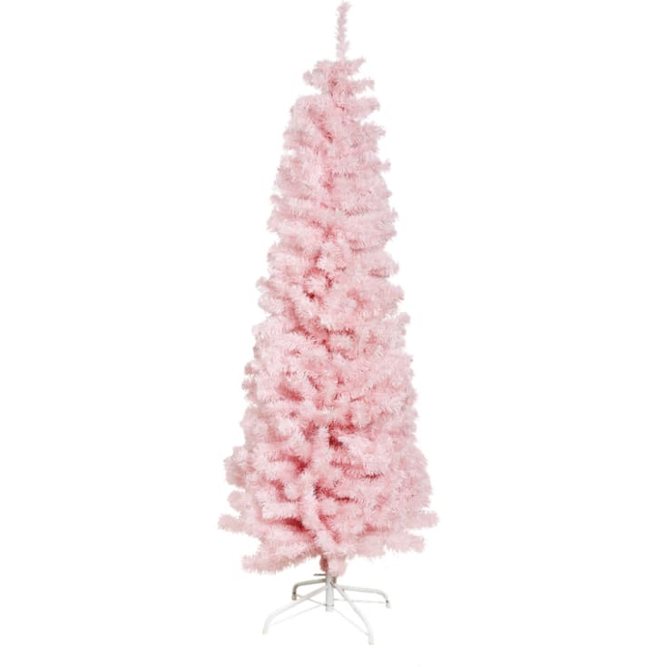 Nordic Winter plastgran, rosa