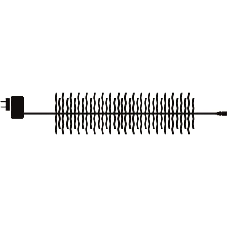 Sirius Top-Line ultra plus cluster lyslenke | 500 varmhvite lys | 3m. | STARTSETT