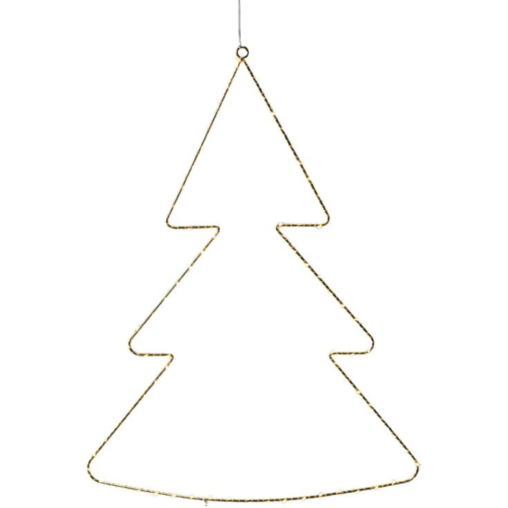Sirius Liva julgran med ljus, guld, 70 cm