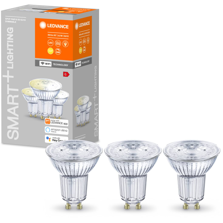 Ledvance Smart+ Wifi GU10 spotpære, 2700K, 4,9W, 3-pak