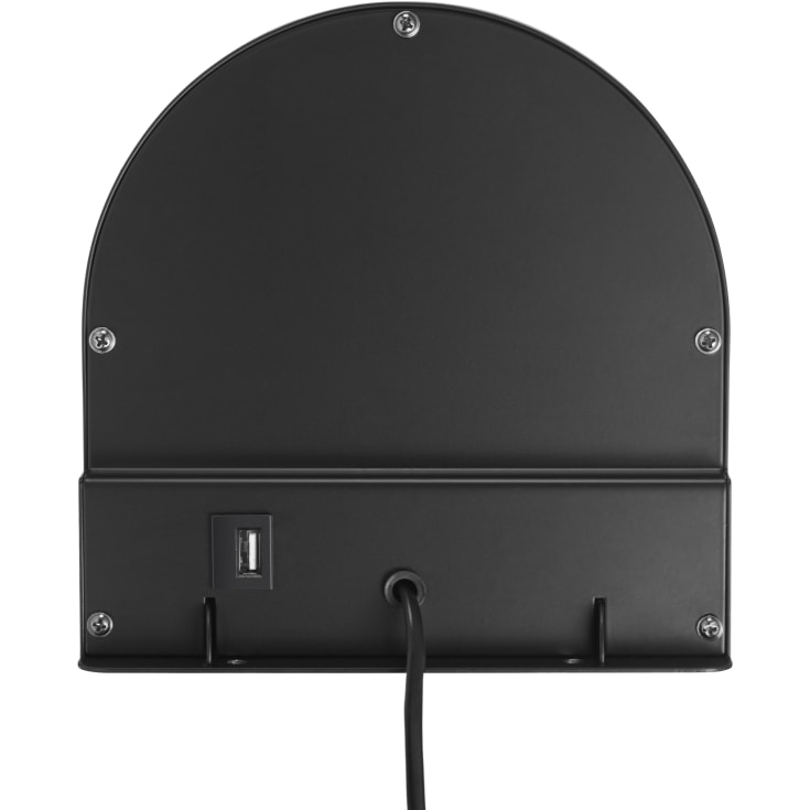 Nordlux Cody vägglampa med USB, svart