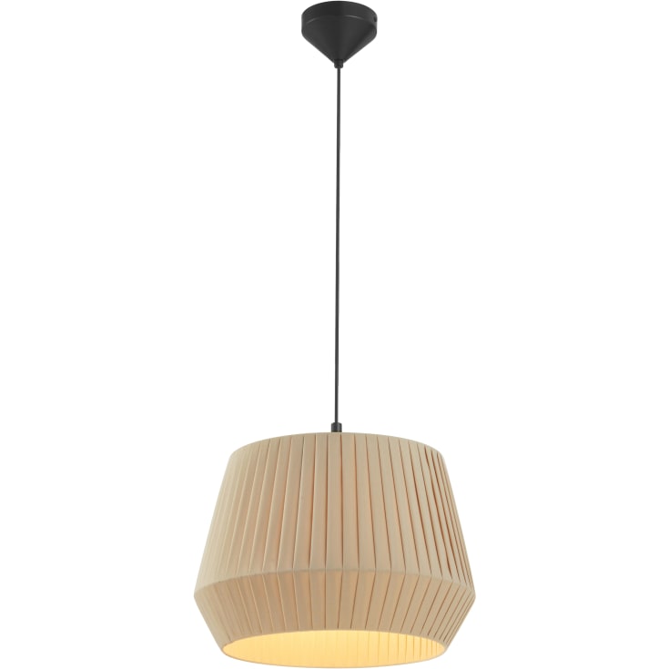 Nordlux Dicte pendellampe, beige, Ø40 cm