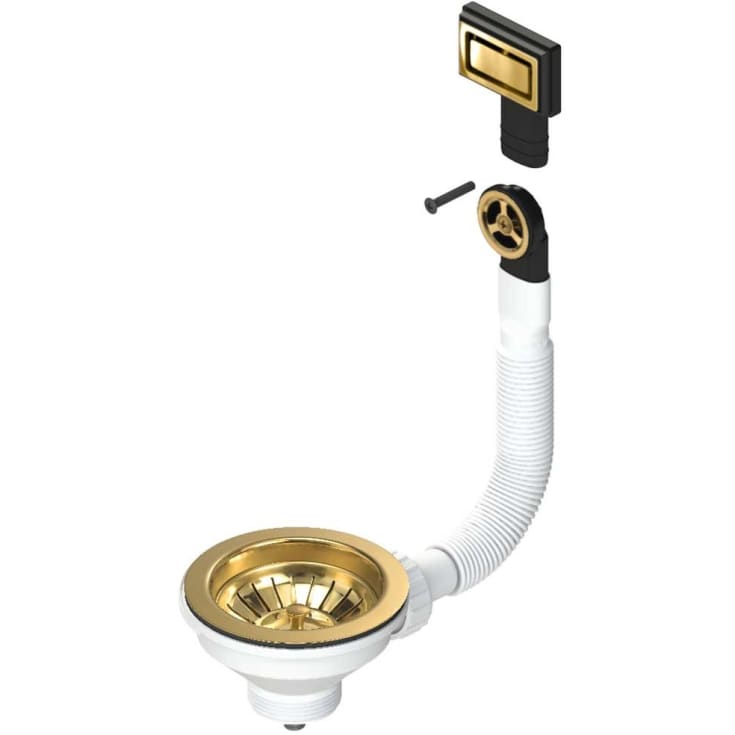 Lavabo universal avloppssats, mässing