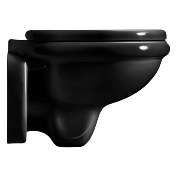 Lavabo Retro vägghängd toalett, svart