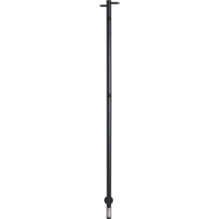 Kriss Uno Plus håndkletørker, el, 3x148 cm, matt sort