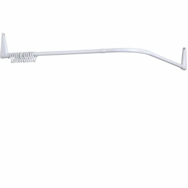 Van Der P Erica2000 dusjforhengstang, 85x85 cm, hvit