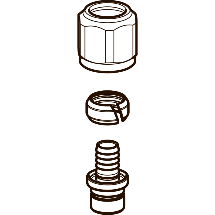 Geberit vandtilslutningssæt til PEXrør