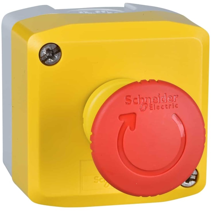 Schneider Harmony XALK nødstop komplet, Ø40, 2NC, uden nøgle